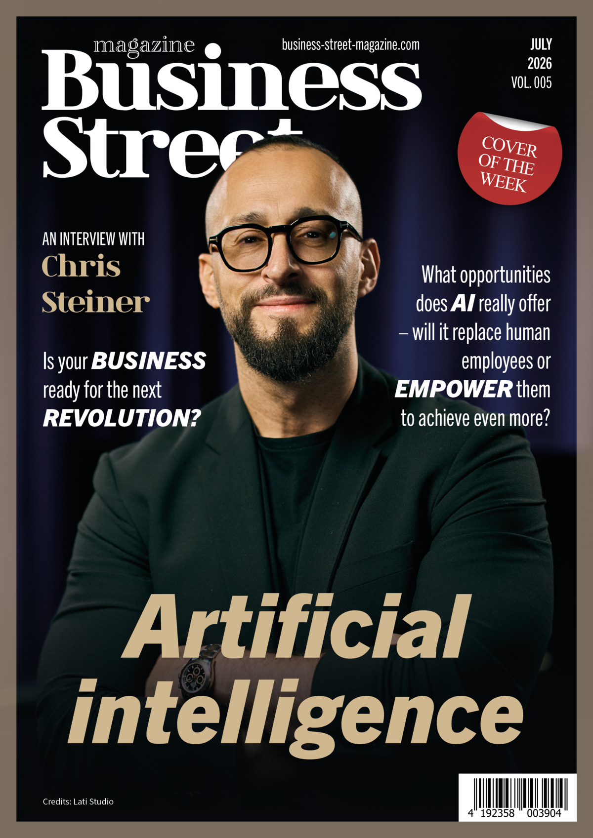 Aktuelles Titelbild des Business Street magazine