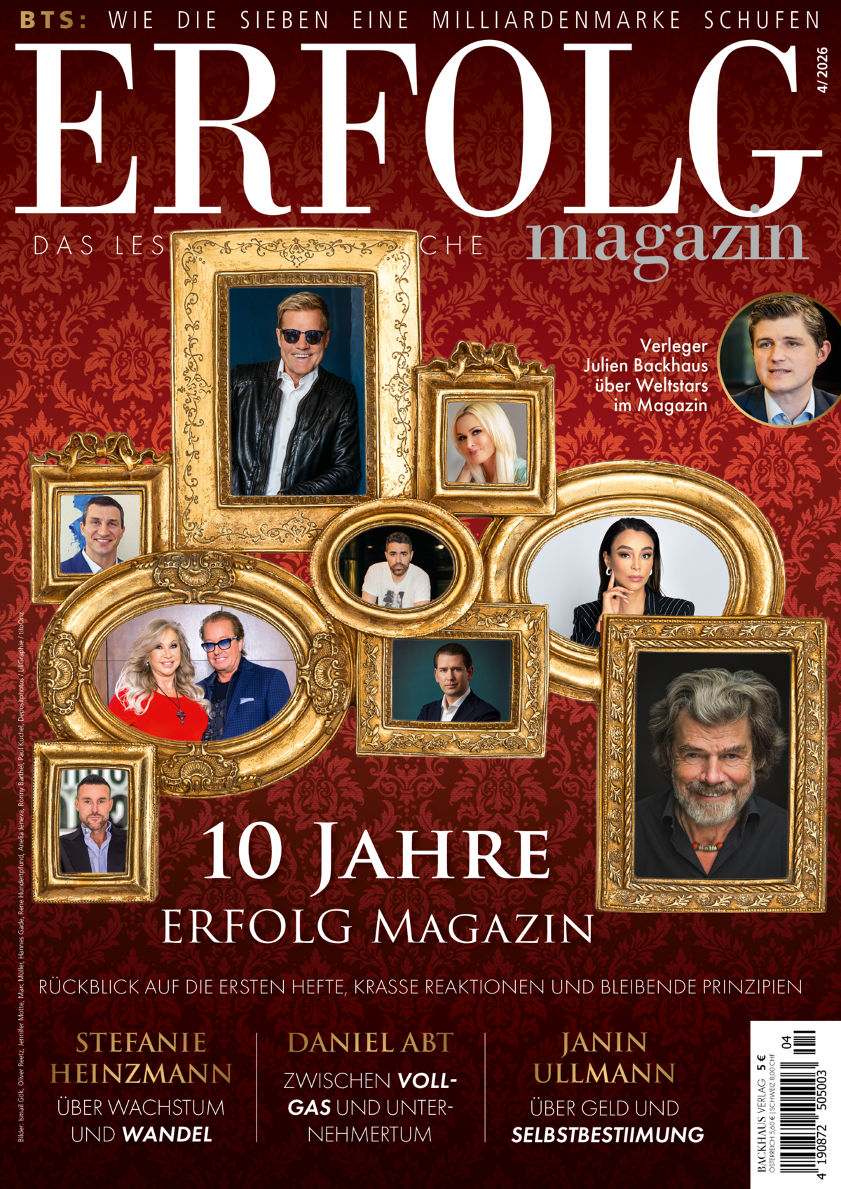 Aktuelles Titelbild des ERFOLG Magazin