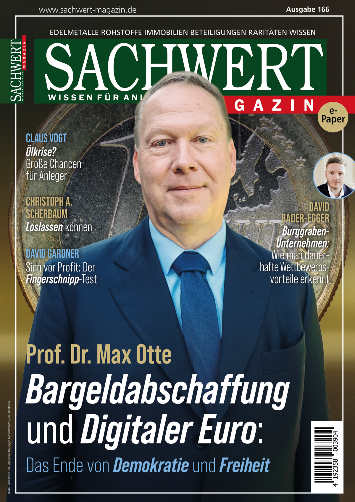 Aktuelles Titelbild des SACHWERT Magazin